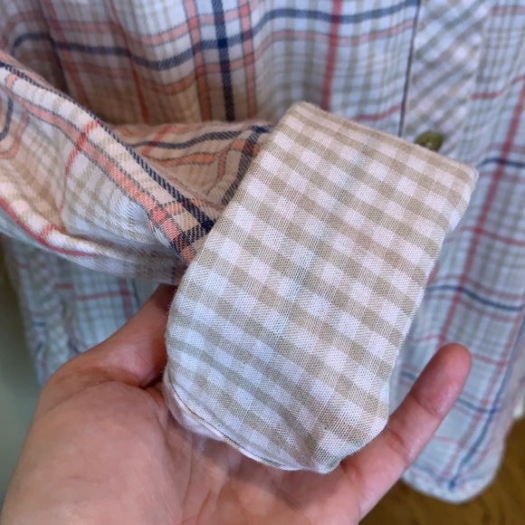 J JILL two layer 💯 percent cotton button down - Picture 3 of 9